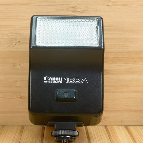 Canon AE-1 35mm Film Camera, with 50mm F1.8 FD Lens, Canon Speedlite 188A Flash - Picture 2 of 10